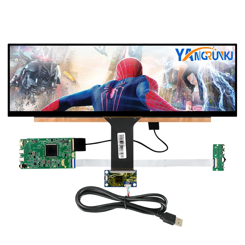 BOE14 Inch NV140XTM-N52 3840*2160 30Pins Touch LCD with HDMI Driver Board for PC Case Laptop Bar Secondary Screen Industrial HMI