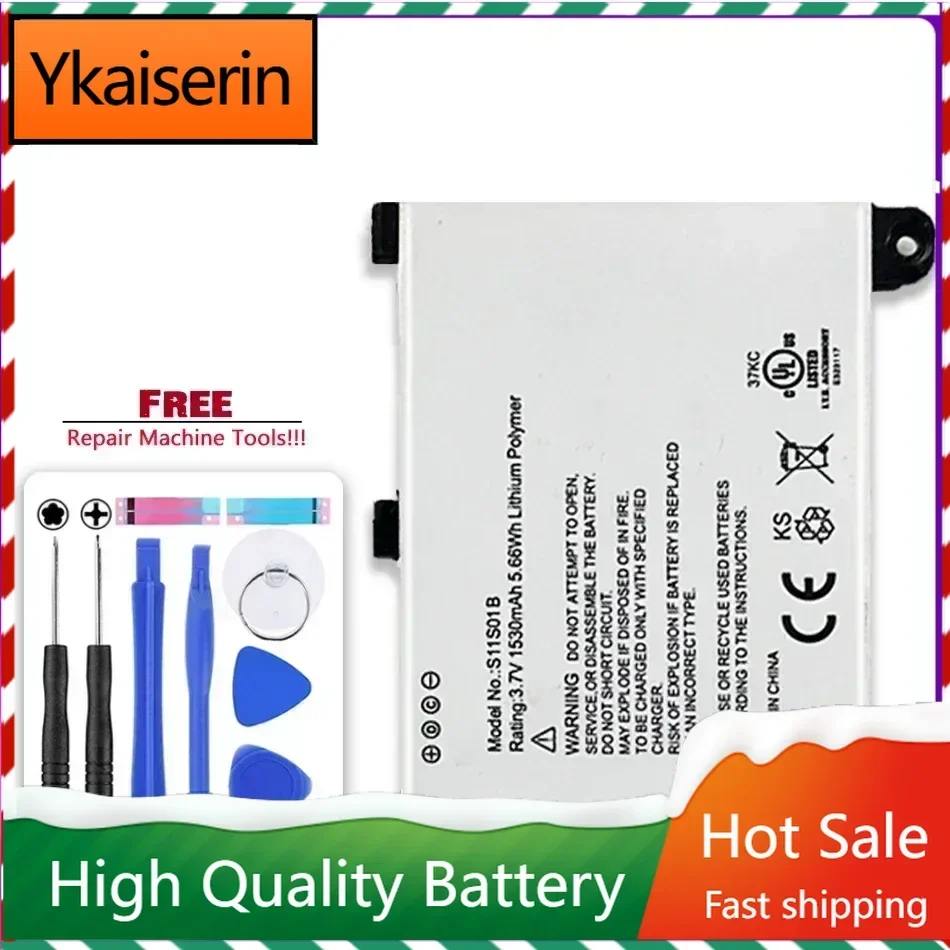 Replacement Battery 1530mAh S11S01B for Amazon Kindle 2 & Kindle DX DXG D00511 D00701 D00801 170-1012-00 Mobile Phone Batteries