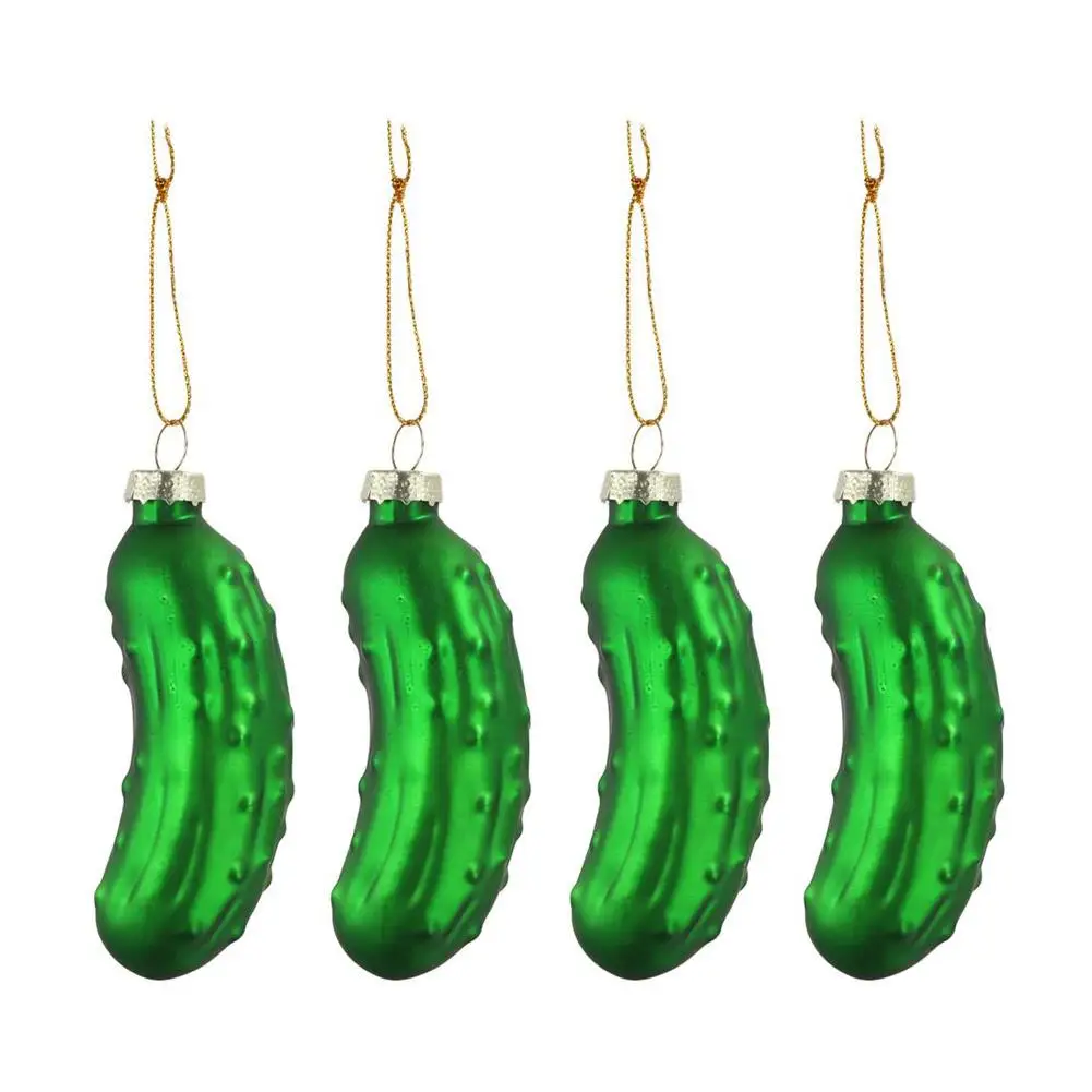 Christmas Gifts Artificial Cucumber Christmas Tree Hanging Pendants Party Ornaments New Year Xmas Decor Hanging Gifts Navidad