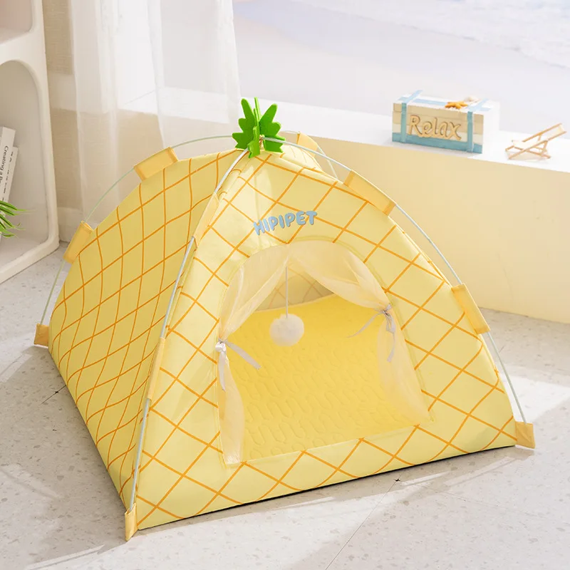 Casa de verano para gatos y perros pequeños – Colchoneta transpirable - imagen 3