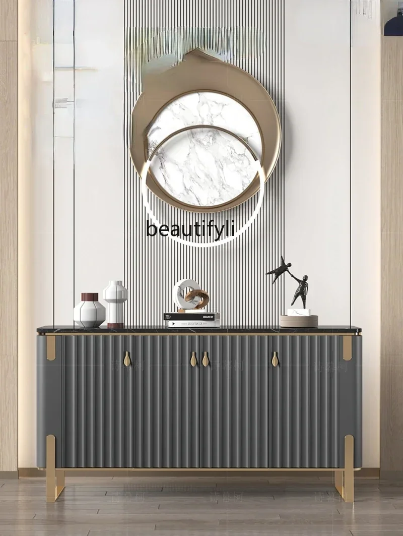 Affordable Luxury Style Sideboard Cabinet Modern Minimalist Living Room Italian Minimalist Curio Cabinet Entrance
