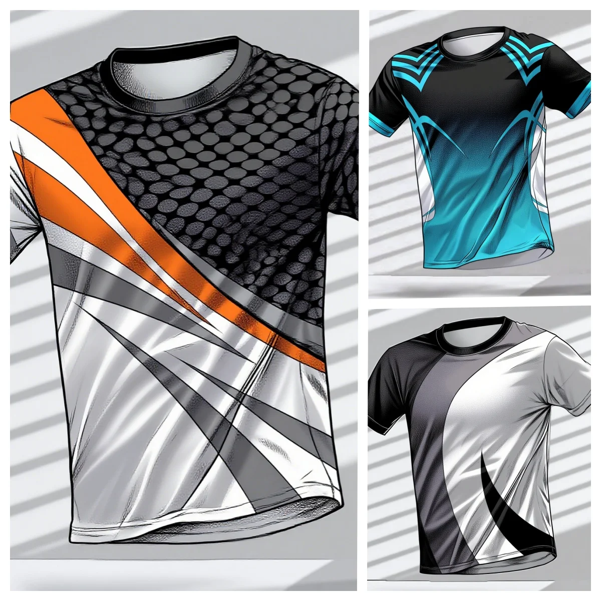 

2025 New Fashionable Sportswear Men's Top Summer Breathable Men's Clothing Trend Plus Size Men's Knitted Shirt Outdoor Sports St