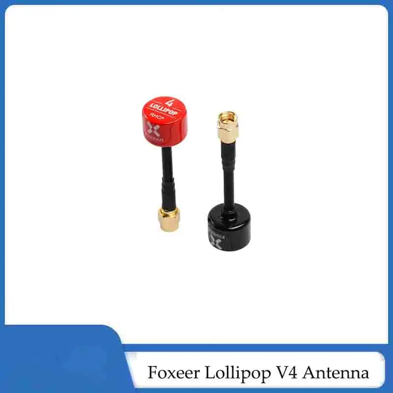 

2PCS Foxeer Lollipop V4 Antenna Omni 5.7G 2.6DBI Antenna RHCP LHCP SMA MMCX Right Straight RHCP UFL Super Mini for FPV Drone RC