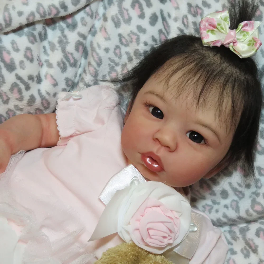 20inch Reborn Kit Eleanor Anne Open Eyes Baby Unfinished Unpainted Doll Parts with Body and Eyes Muñeca Kit Reborn Bebés Reborn