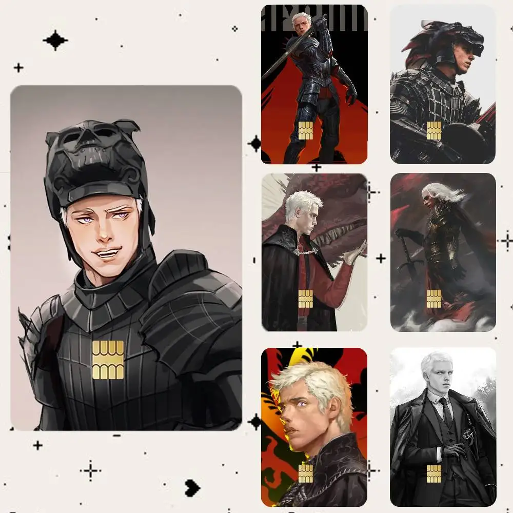 

A-Aerion T-Targaryen B-Brightflame HD Waterproof Card Skins Protective Stickers for Credit Bank Game Cards