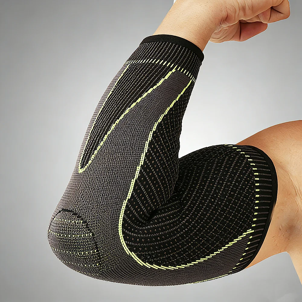 Guantes de compresión para el codo, unisex, antideslizantes y transpirables, para tenosinovitis y codo de tenista, 2 uds.