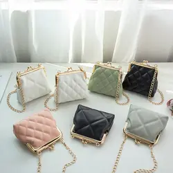 Casual Chain Crossbody Bags For Women Fashion Simple Shoulder Bag Ladies Designer Handbags PU Leather Messenger Bag