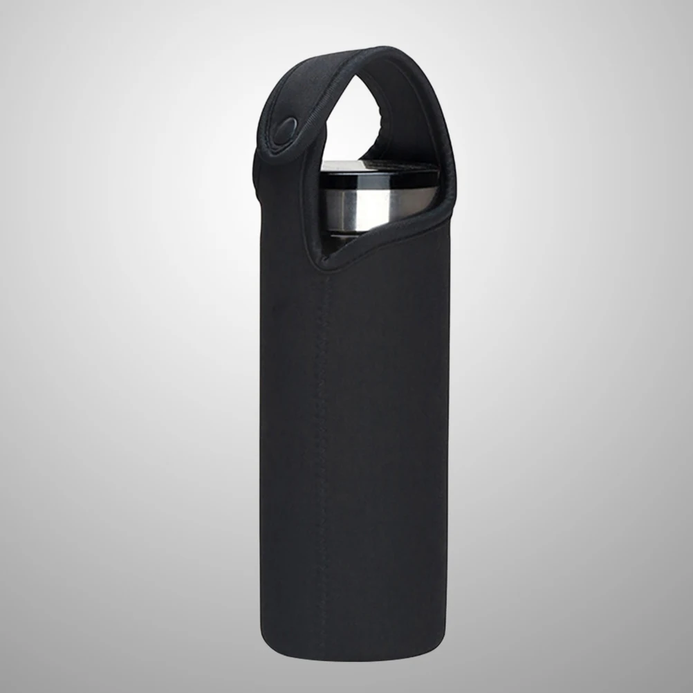 

Neoprene Water Bottle Thermal Bag 420ml Cooler Sleeve Buckle H Heat Insulation Anti Scald Beer Soft Drink Kitchen Bar