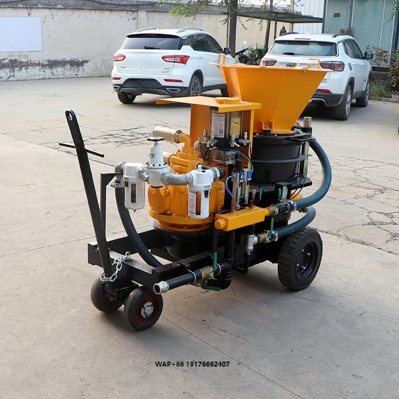Wet and Dry Mixer Mortar Concrete Cement Shotcreting Spray Plastering Machine for Sale