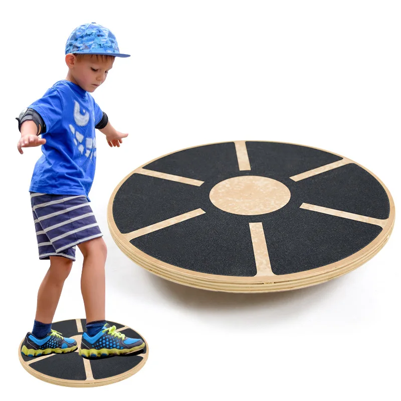 Factory Production 360 Degree Rotational Balance Wood Training Balance Board
