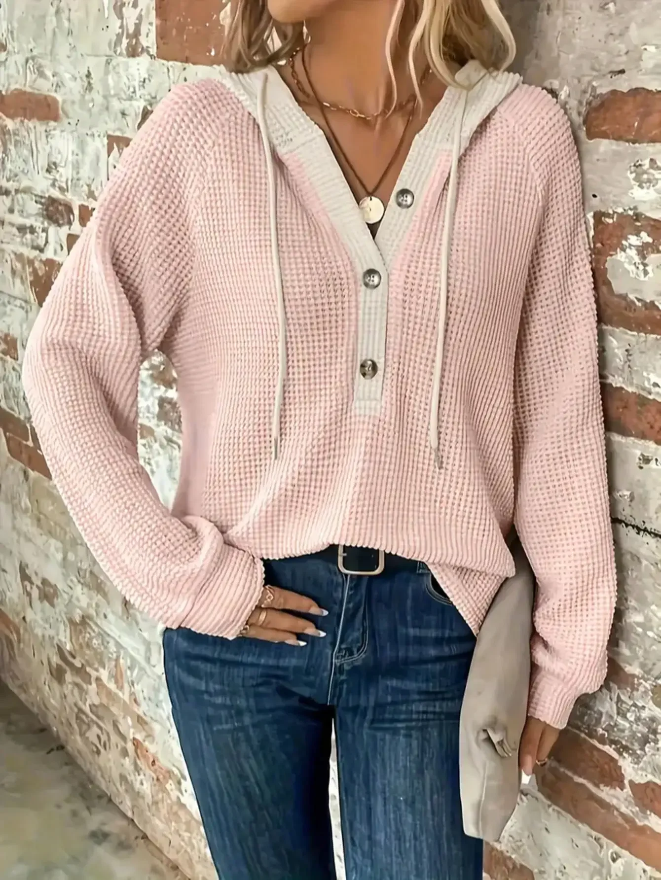 

Plus Size 1XL-5XL New Womens Fashion V-neck Hoodies Tops Fleece Sweatshirts Ladies Casual Long Sleeve Sweatshirt Pullover