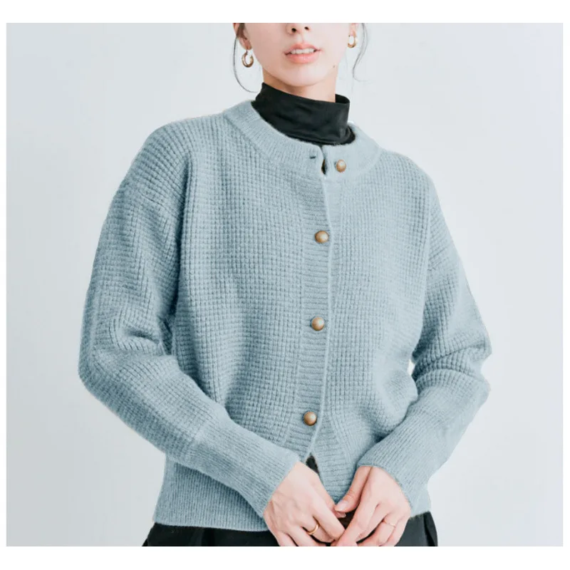

Fashionable Cardigan Sweater Short Coat New Women's Knitted Jacket