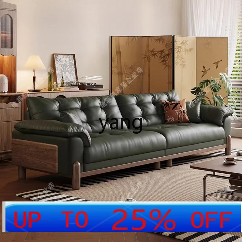 

Антикварный диван LTT для гостиной, трехместный, из массива дерева, в стиле ретро, с обивкой из вощеной кожи.