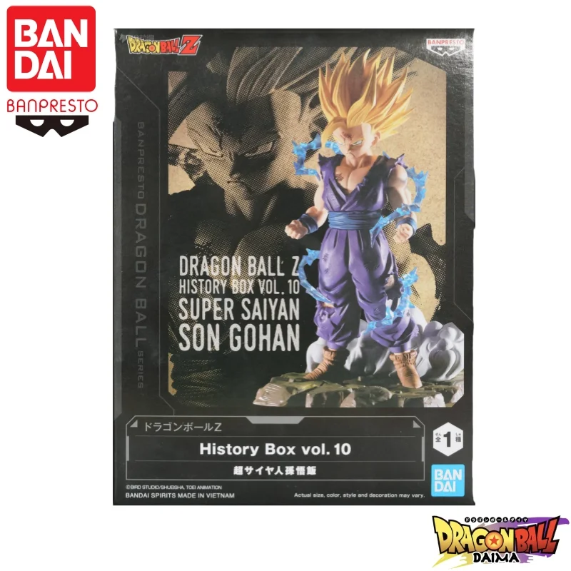 

В наличии Bandai Original Banpresto Dragon Ball History Box Vol 10 Son Gohan Фигурка Модель Кукла Совершенно новая фигурка в штучной упаковке