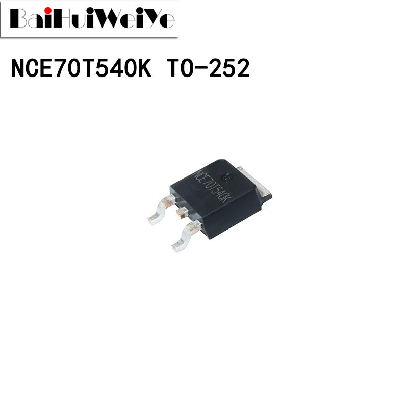 10PCS 70T540K NCE70T540K 8A 700V SMD TO-252 N-Channel Enhancement Mode Power MOSFET New Good Quality Chipset