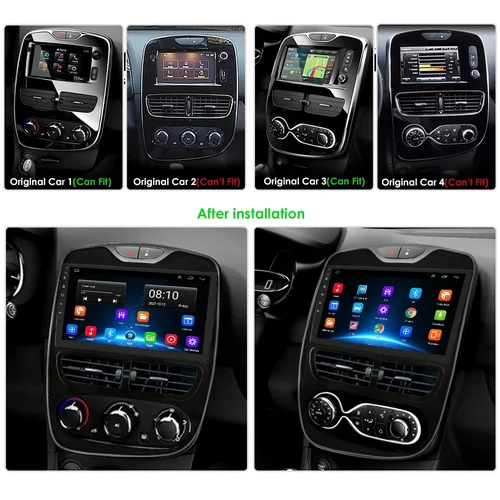 Imagen 2 del producto Android 15 Carplay Auto WIFI + 4G Radio de coche para Renault Clio 3 4 2012 2013 2014 2015 2016 2017 2018 reproductor Multimedia estéreo DSP
