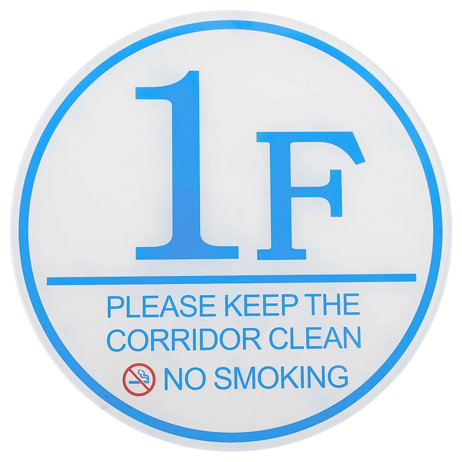 

Large Acrylic Floor Storey Number Sign for Apartment Door Wall Tile Surface Easy Stick Removable Home Office Hospital Decal