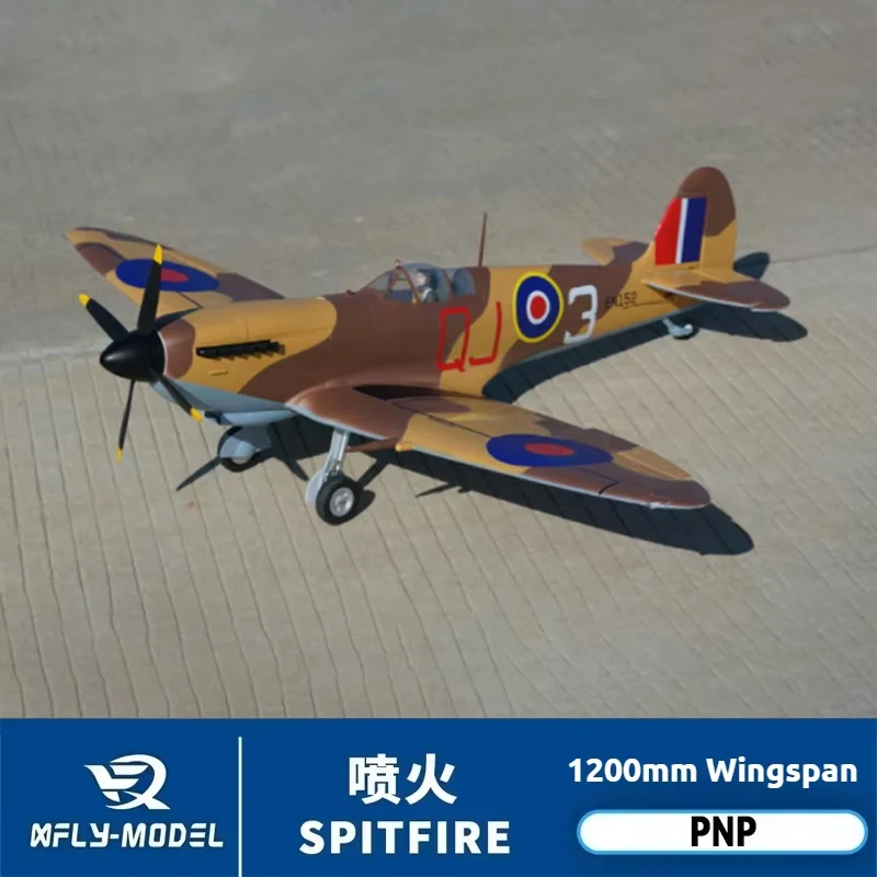 XFly Wingspan 1200mm Spitfire Fighter Remote Controlled Electric Aircraft Fixed Wing Model RC Aircraft Toy PNP Version