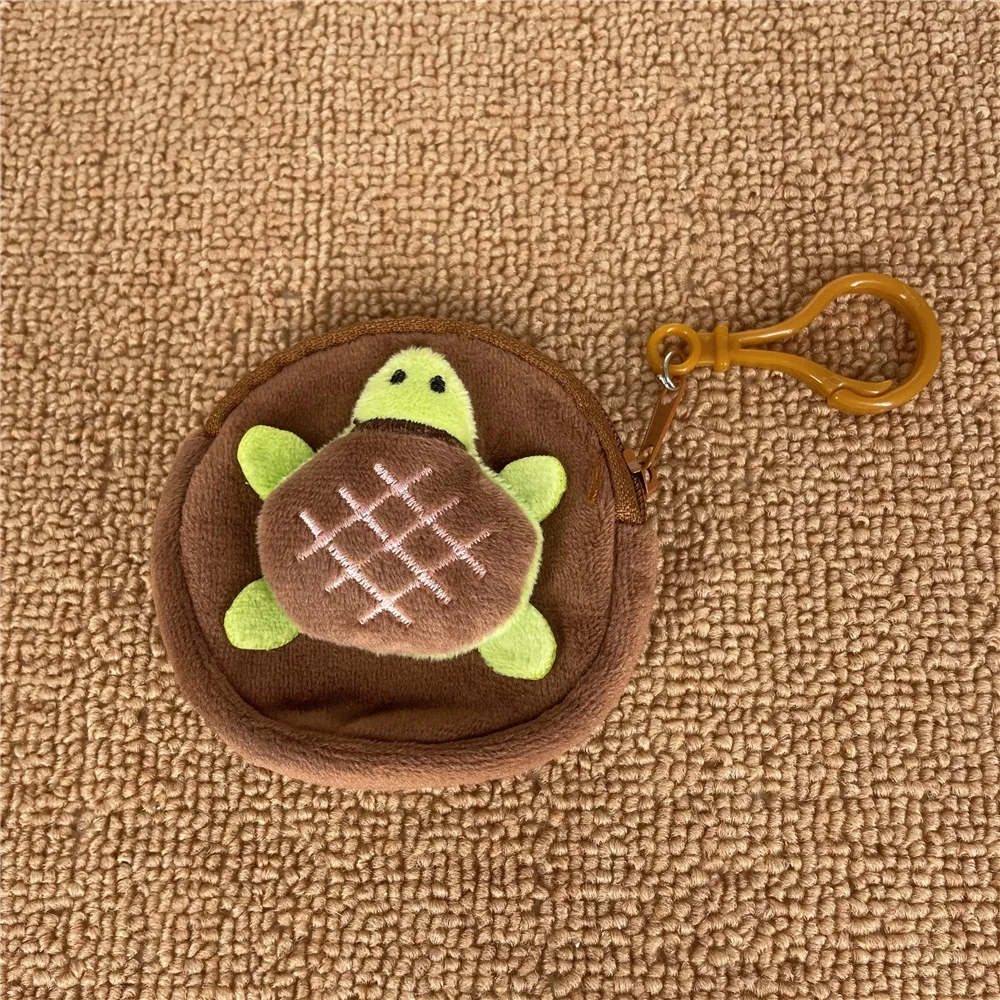 4Colors , Cute Little 8CM Tortoise Small Coin Bag , Key Chain Pendant Pocket Coin Wallet Pouch