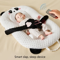 104*60cm Newborn Bed Babynest with Automatic Pat Soothe Function 360° Wrap Baby Sleep Aid Lounger for Infant Bedding AntiStartle