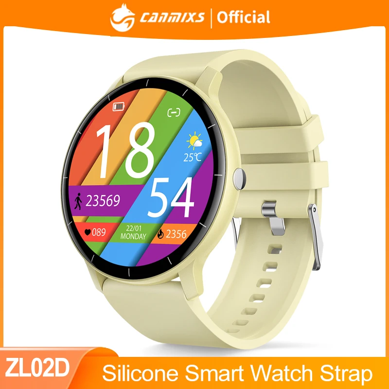 ZL02D Smart Watch Strap for ZL02 Charger Silicone Smart Wristbands Replacement Sport Fitness Bracelet Accessories