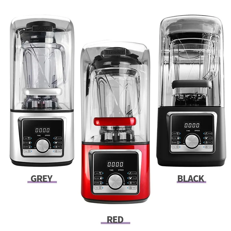 

Commercial Soundproof Cover Wall Breaker Ice Crusher Juicer Smoothie Mixer Special Use Blender Milk Tea Shop Cold Drink Making