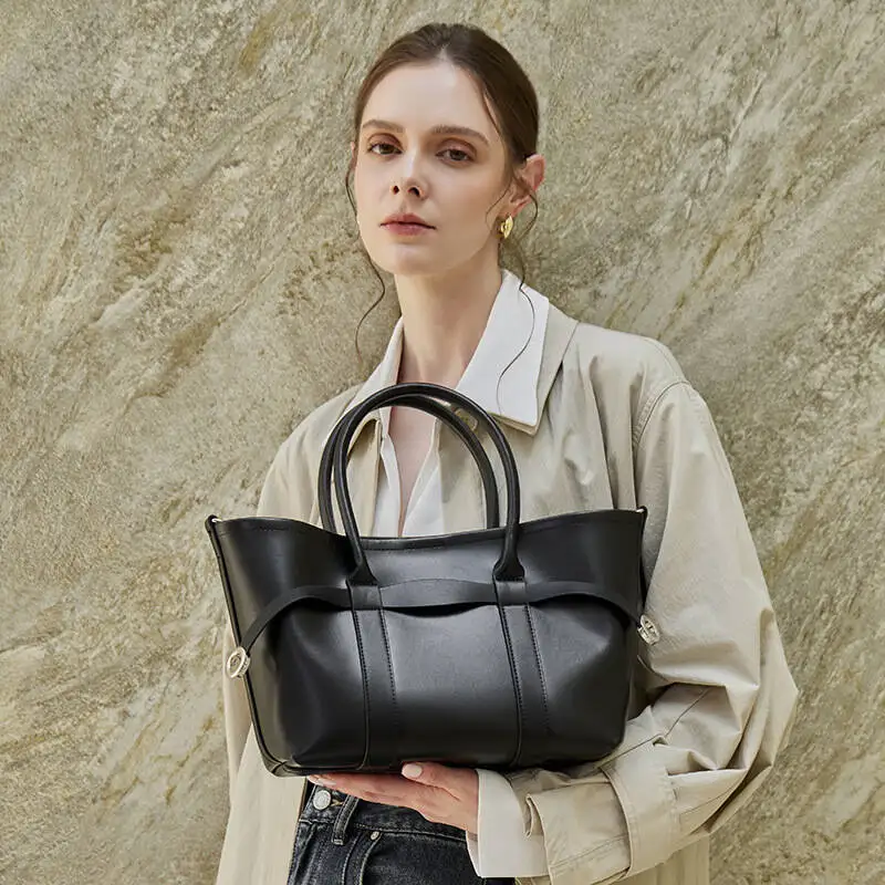 

Genuine Leather Female genuine cow leather bag for women bag blue Handbag New Crossbody Bucket Bag luxury Shoulder bag tote bag
