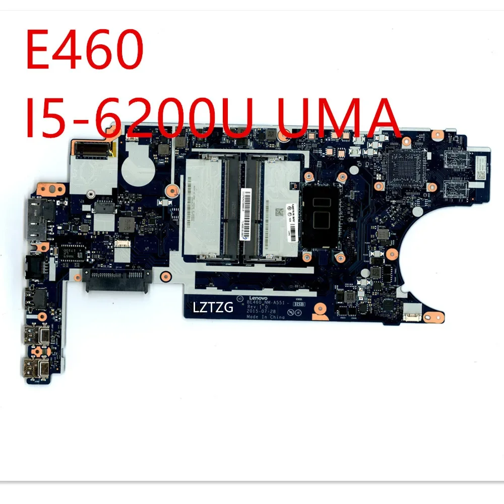 Motherboard For Lenovo ThinkPad E460 Laptop Mainboard I5-6200U UMA 00UP247