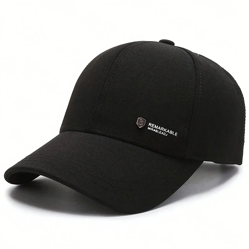 Unisex REMARKABLE Letter Label Baseball Caps Outdoor Adjustable Spring and Autumn Casual Sunscreen Hat