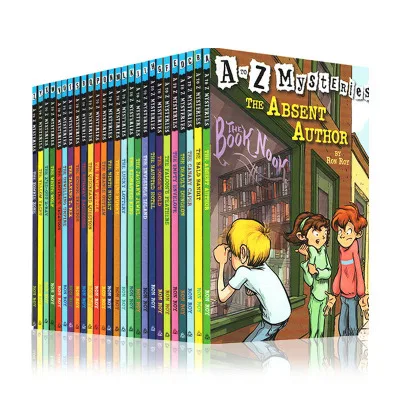 Libros de la A la Z para niños, 26 libros de adivinación para desarrollar el hábito de leer para niños, libro Extracurricular de novela de Detective, lectura nocturna