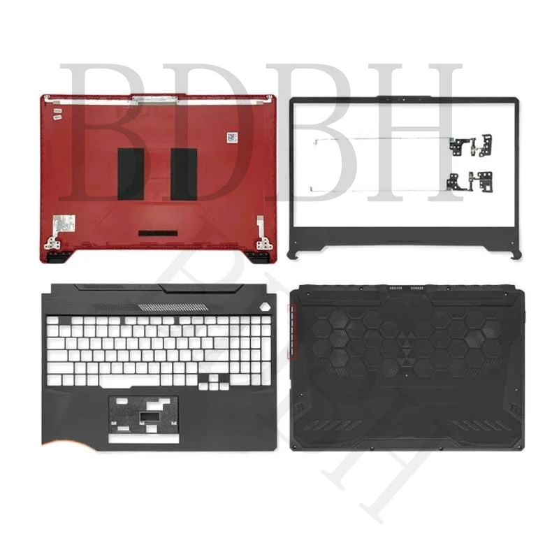 For ASUS TUF Gaming FX506 FA506 FX506LH FX506LI FX506IU FX506FA Laptop LCD Back Cover Front Bezel Hinges Palmrest Bottom Case