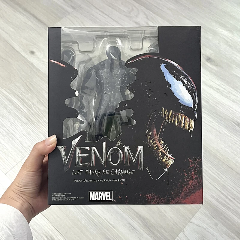 19cm Venom 2 SHF Figure Legends Series Action Figurine Anime Pvc Model Dolls Collection Gk Statue Model Dolls Toys Kids Gifts