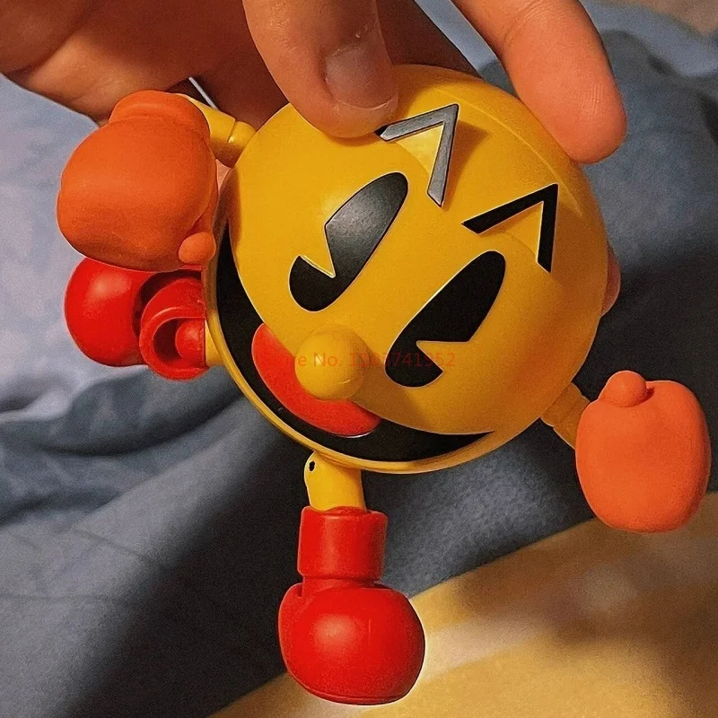 Hot Original Goods In Stock Banda Shf Pac Man Figure Model Toys Super Cute Pvc Classic Game Characters Action Figure Anime Gift