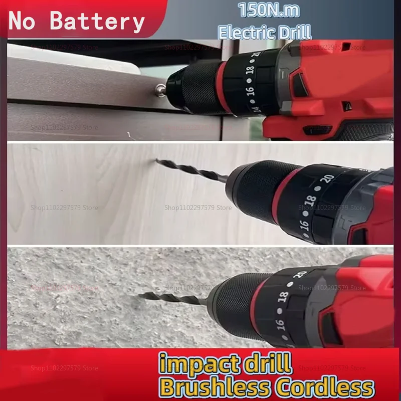 2025 مثقاب كهربائي صغير لاسلكي 150N.m أداة طاقة 18 فولت بدون فرش لتجديد المكتب المنزلي بنفسك مع بطارية ماكيتا #3