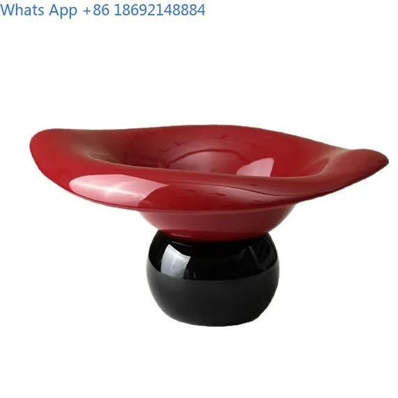 Elegant Ceramic Fruit and Snack Tray with Drainage for Living Room or Entryway Decor