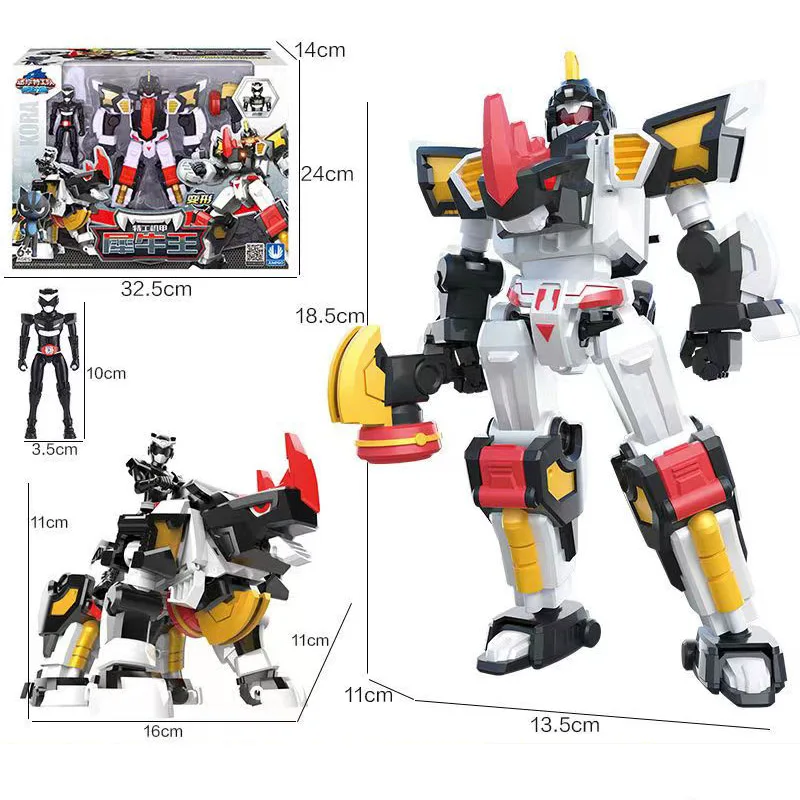 2022 New Mini Force Transformation Robot Animal Form Model Miniforce Deformation Action Figure Korean TV DIY Toys For Boy Gift