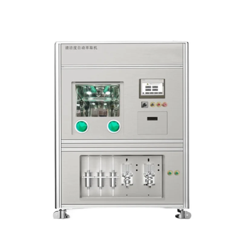 Limpeza e extração automática de peças automotivas, detector de limpeza totalmente automático