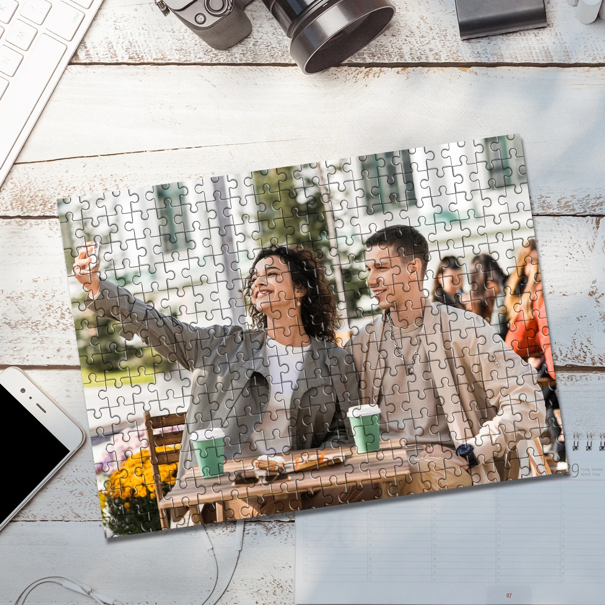 ตัวต่อรูปภาพแบบกำหนดเอง 35/300/500/1042 ชิ้น ตัวต่อรูปภาพคู่รัก DIY ภาพตัวต่อรูปภาพส่วนบุคคล ของขวัญวันเกิดส่วนตัว ของที่ระลึกพิเศษ