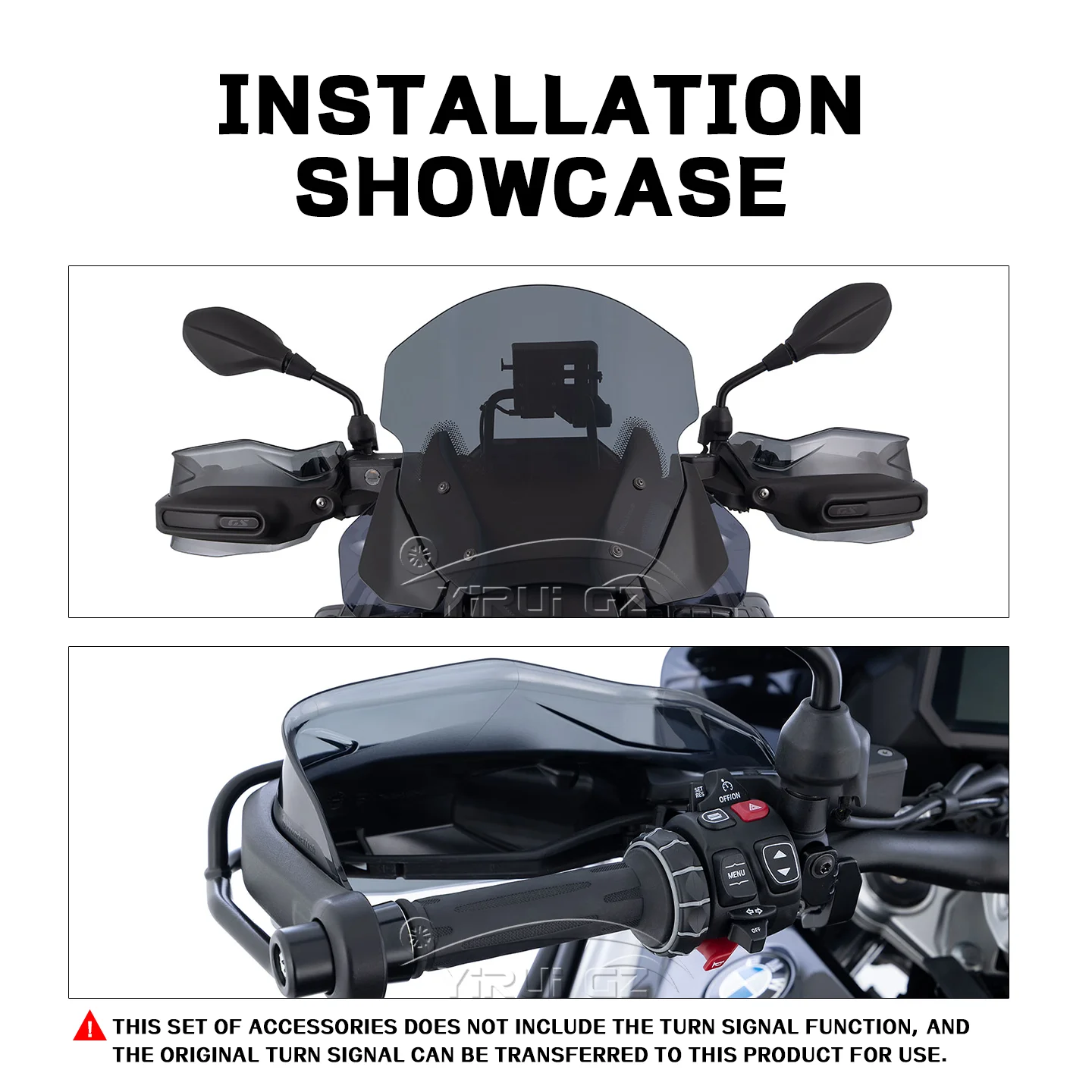 لسيارات BMW R1300GS 2023-2025 R1300GS ADVENTURE 2024-ملحقات الدراجات النارية المقود واقي اليد واقي اليد R 1300 GS ADV #2