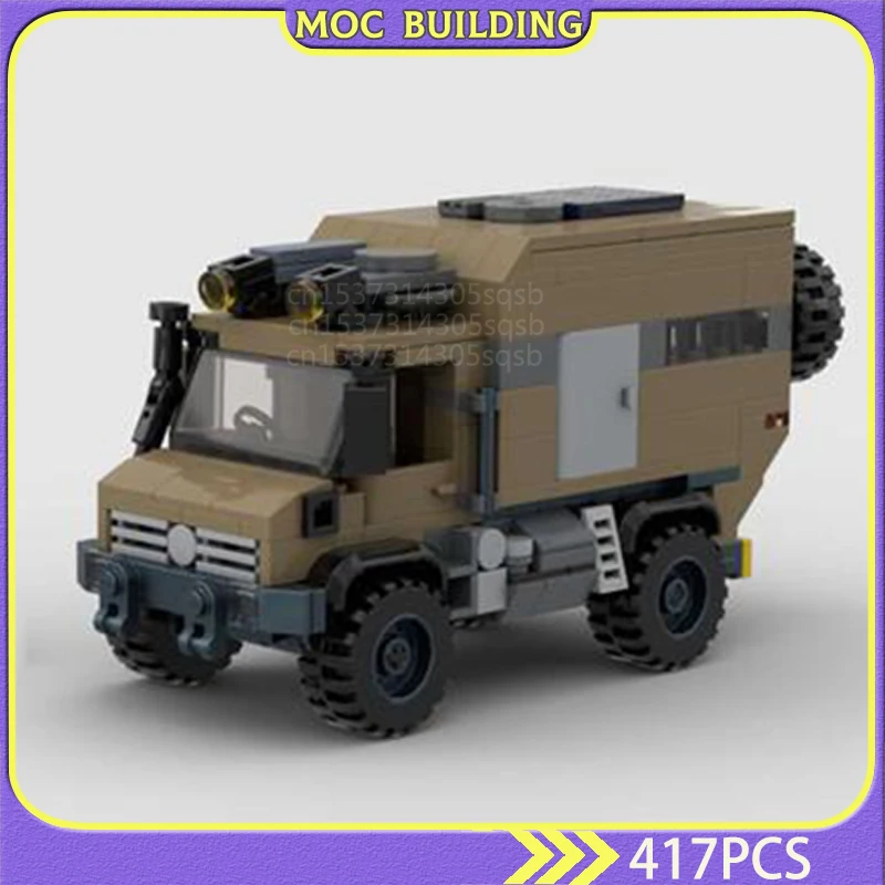 Building Block Unimog Camper Traffic Model  MOC Creative DIY Assembly Educational Technology Bricks Car Toys  Holiday Giftss