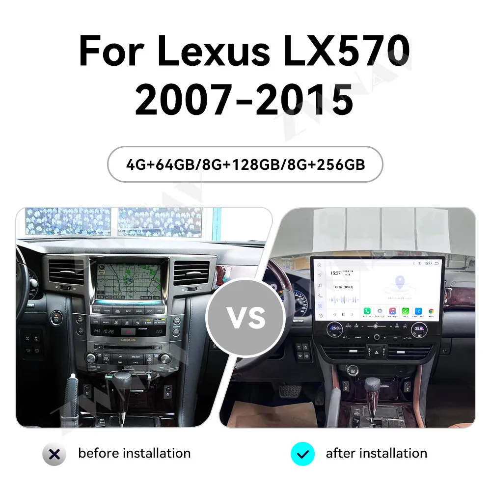 For Lexus LX570 2007-2015 19.8