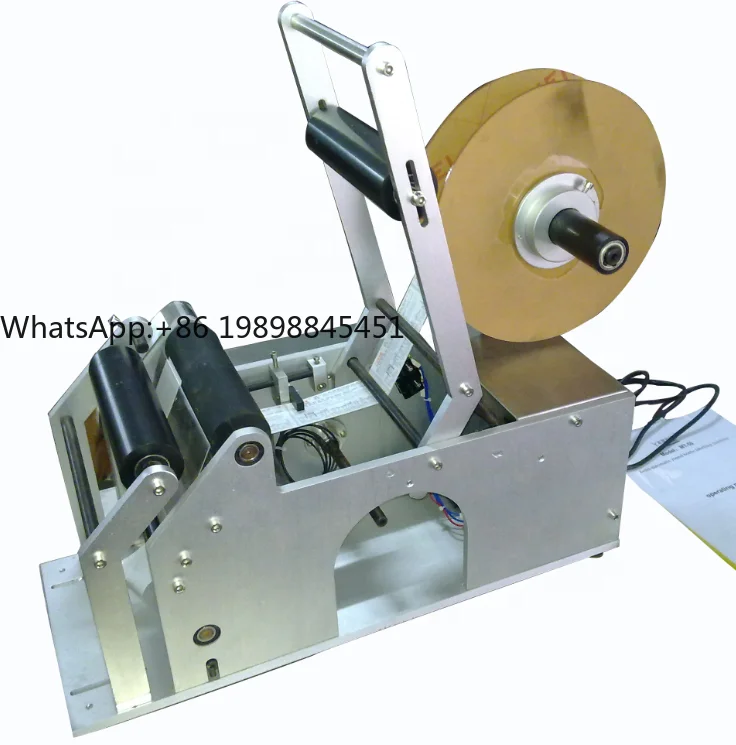 

Desktop Labeling Machine Hand Held Label Applicator Small Sticker Label Machine for Bottles