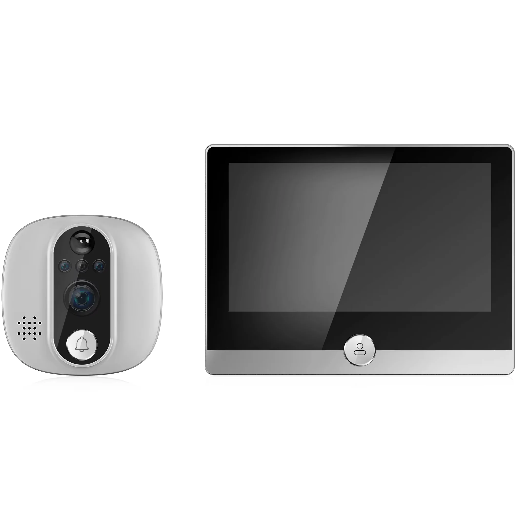WIFI Tuya Smart Home Door Phone Video Intercom Home Night Vision Wide-angle Angel