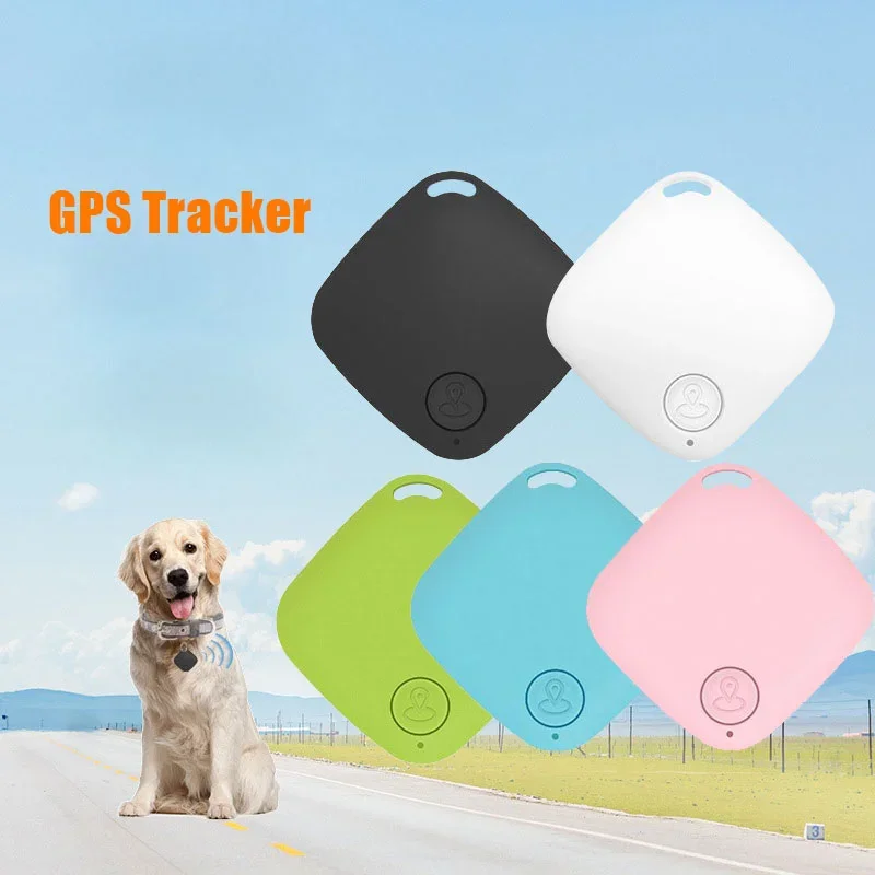 

Mini Smart GPS Tracker for Dog Cat Pet Kids Tracking Locator Luggage Key Finder Portable Wireless Bluetooth Anti-lost Locator