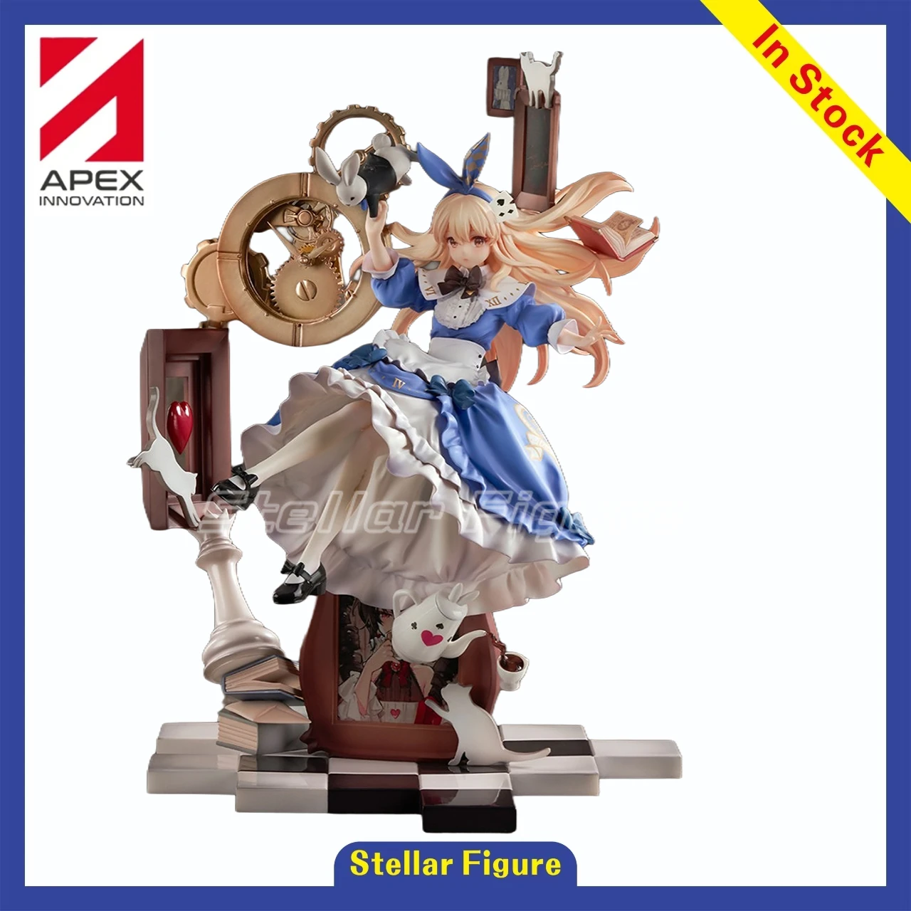 【SF】In Stock APEX-TOYS Sleeping in Wonderland Dreaming Moment Alice Riddle 1/7 Ratio Figure Animation Toys Collection