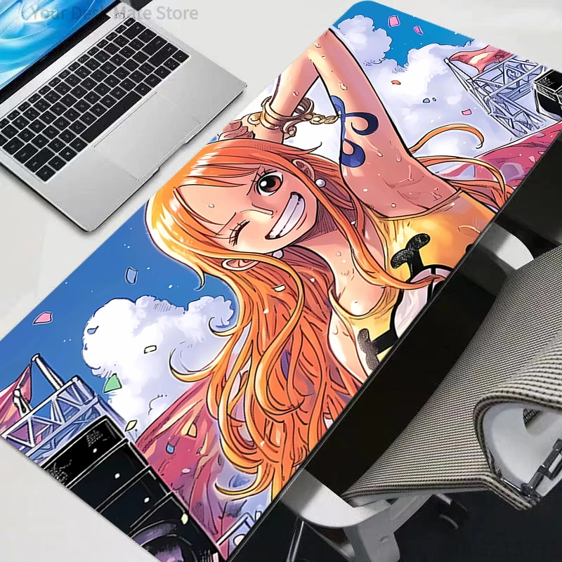 Mauspad Anime One Piece Gaming-Zubehör Mousepad Gamer PC Completo Computer-Tastatur langlebige Anime-Schreibtischunterlage Varmilo