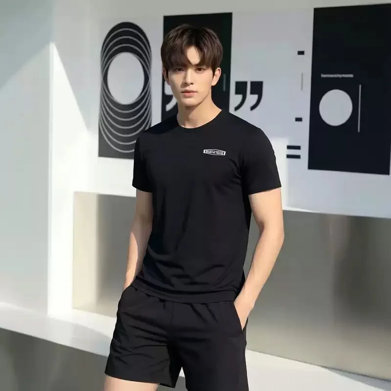 

Skechers Official Authentic Short-Sleeved Men's Summer Training Sports Breathable Quick-Drying T-Shirt P226M155-0018