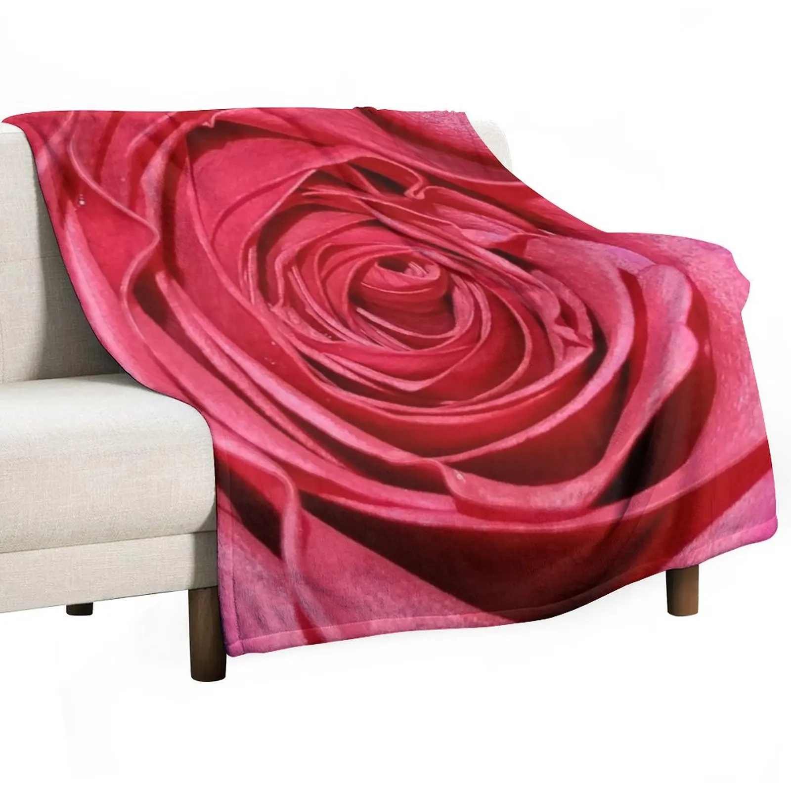 

Red Rose DreamscapesbyTeresa Throw Blanket sofa bed Nap Camping Thin Blankets