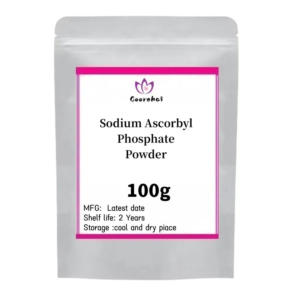 100-1000g Hot Selling Cosmetic Material ,sodium Ascorbyl Phosphate Powder, Skin Whitening