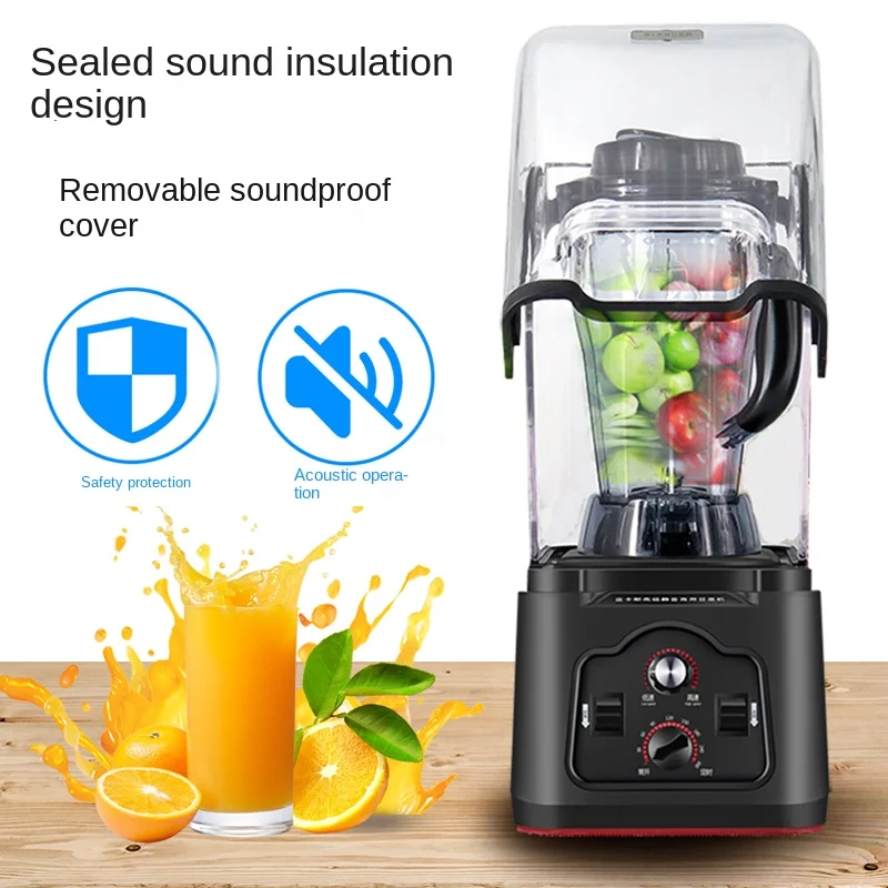 Commercial Soymilk Machine Juicer Food Processor 4.5L Stainless Steel Eco-friendly Large Capacity Smoothie Blender for Kitchen